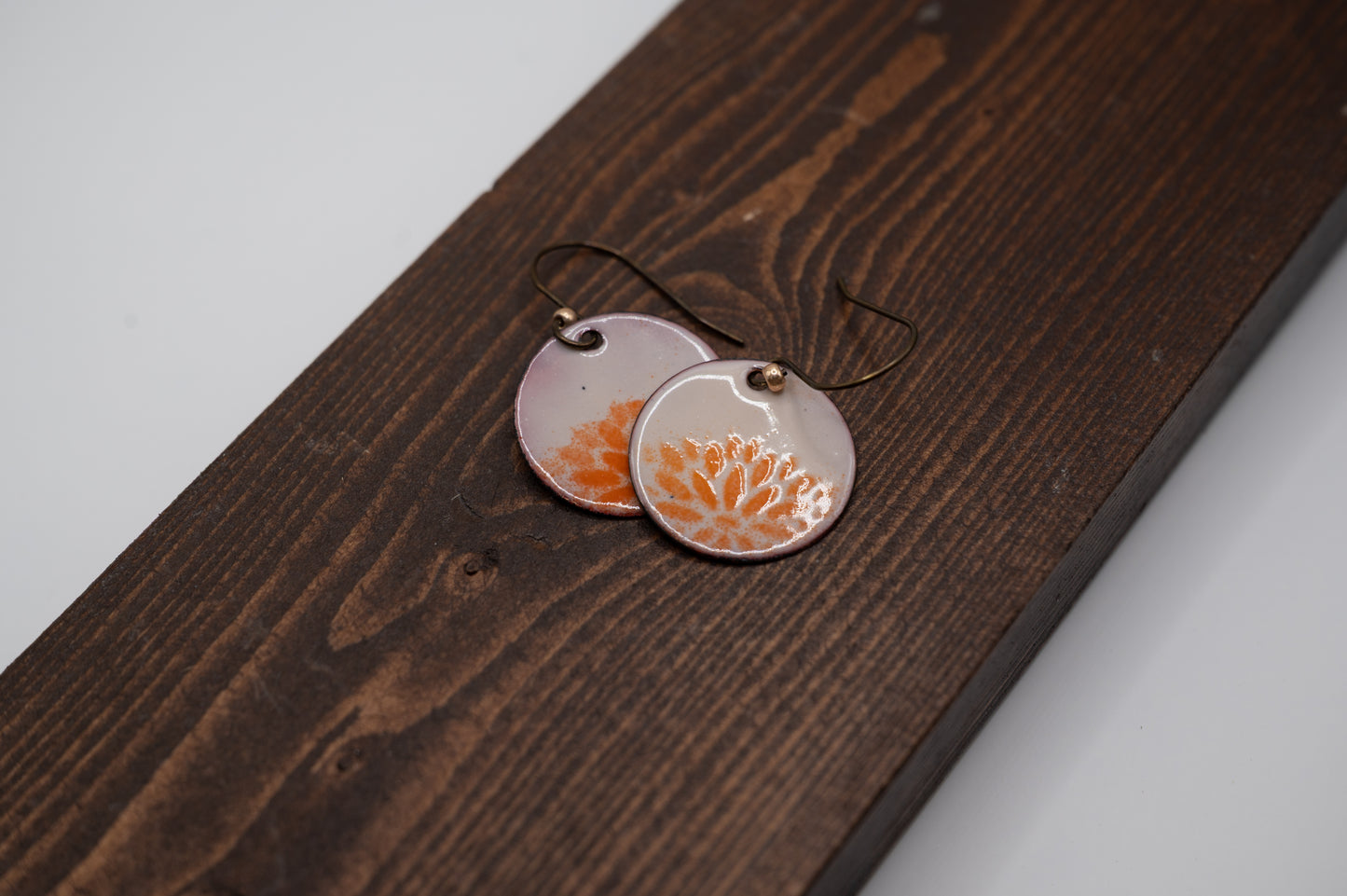 Harvest Flower Enamel Earrings