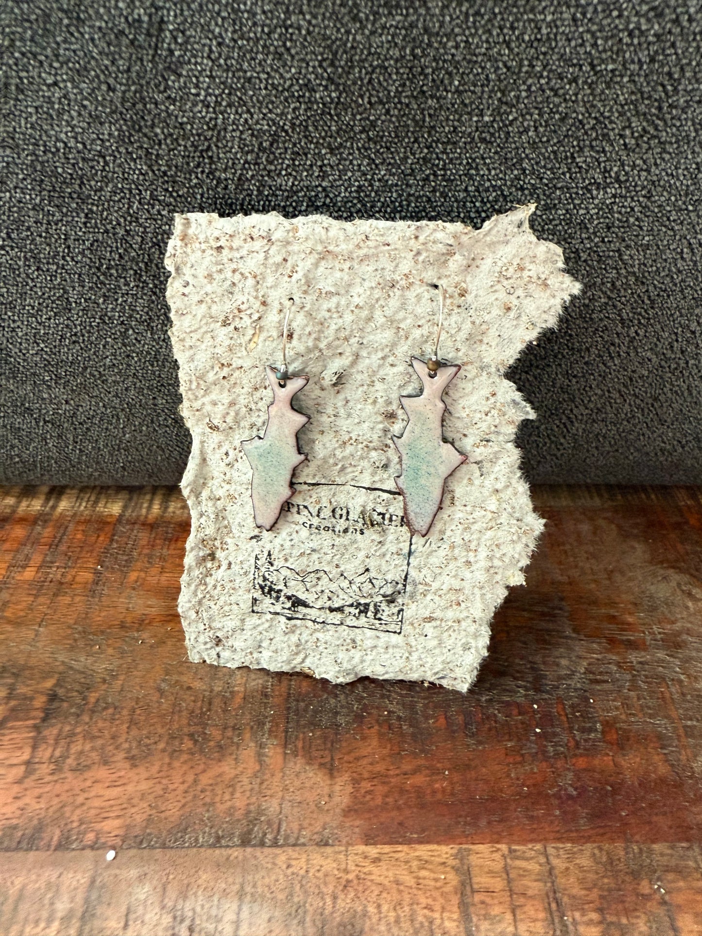 Pink and blue salmon