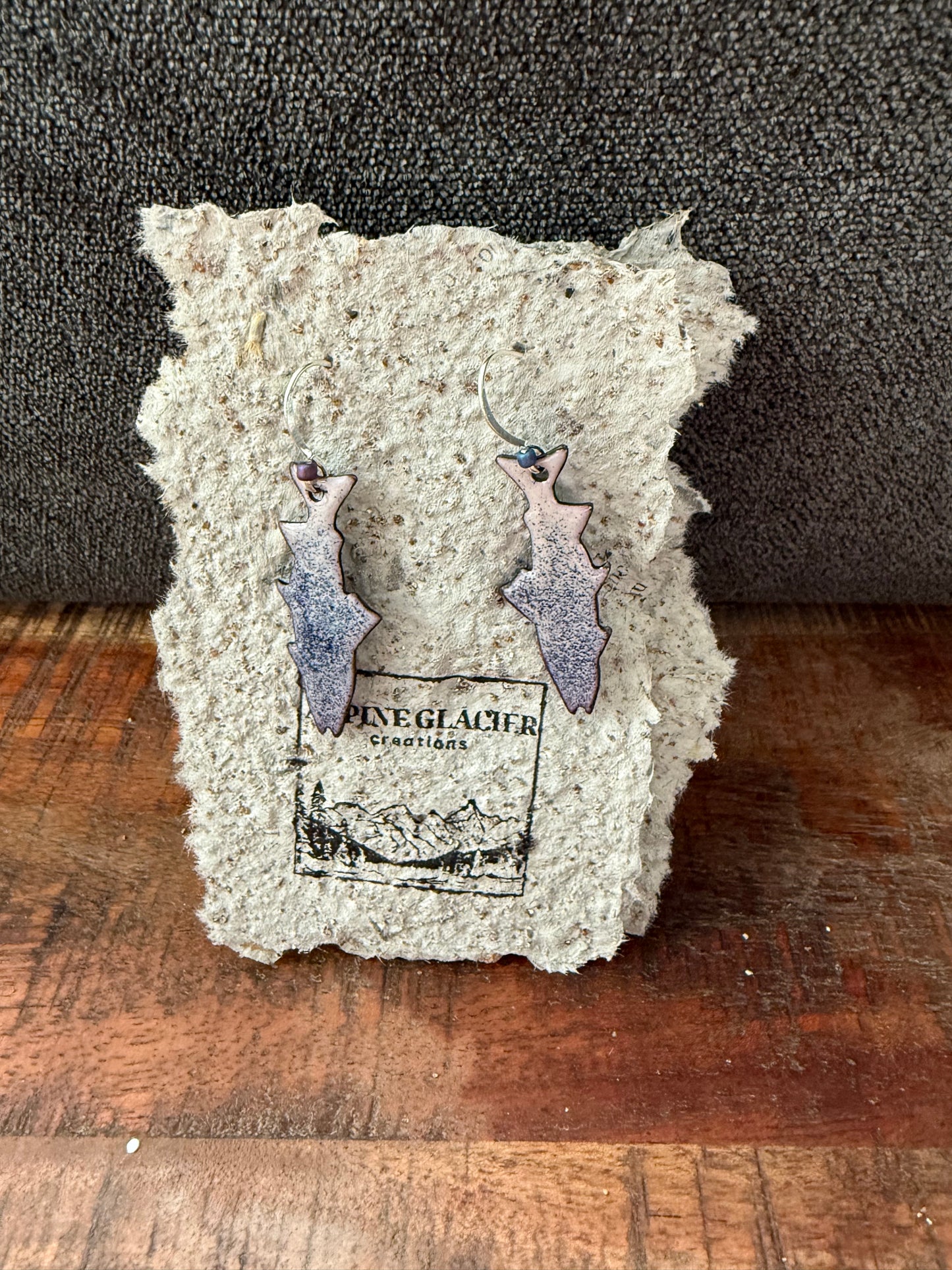 Pink and black salmon