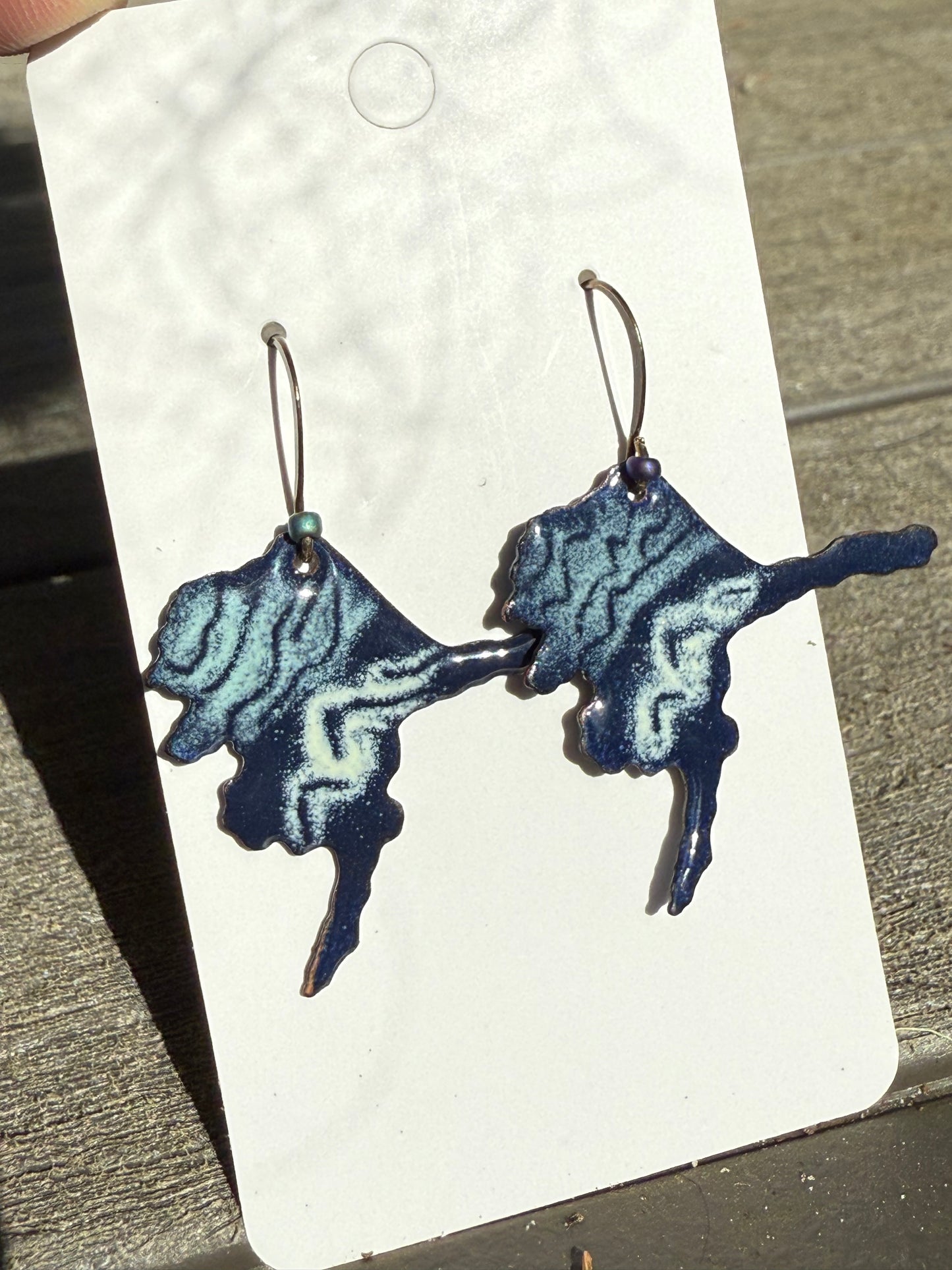 Alaska Enamel Earrings